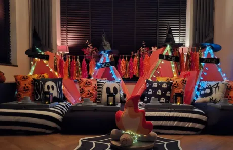 Halloween Tipi Tent Slaapfeestje huren
