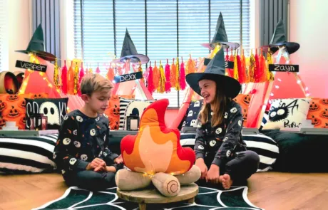 Halloween Tipi Tent Slaapfeestje of kinderfeestje