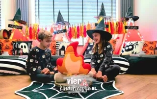 Halloween Tipi Tent Slaapfeestje thema