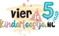 Vier je kinderfeestje! Logo