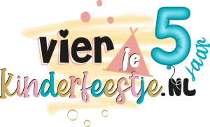 Vier je kinderfeestje! Logo