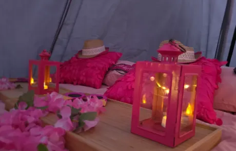 glamping buiten tentjes huren