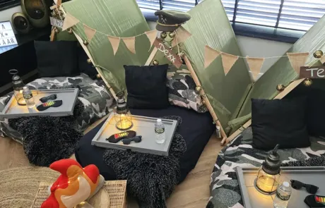 slaapfeestje huren voor jongens