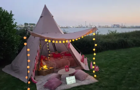 tipi buitentent huren