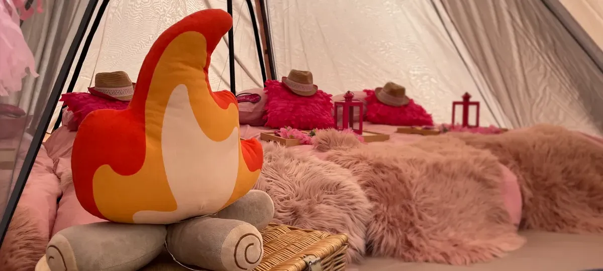 tipi tentjes huren met glamping thema voor kinderen