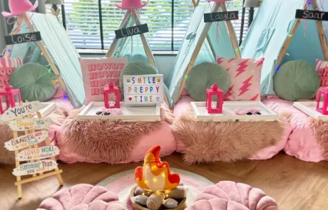 tipi tentjes met preppy thema