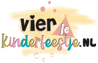 Vier je kinderfeestje! Logo