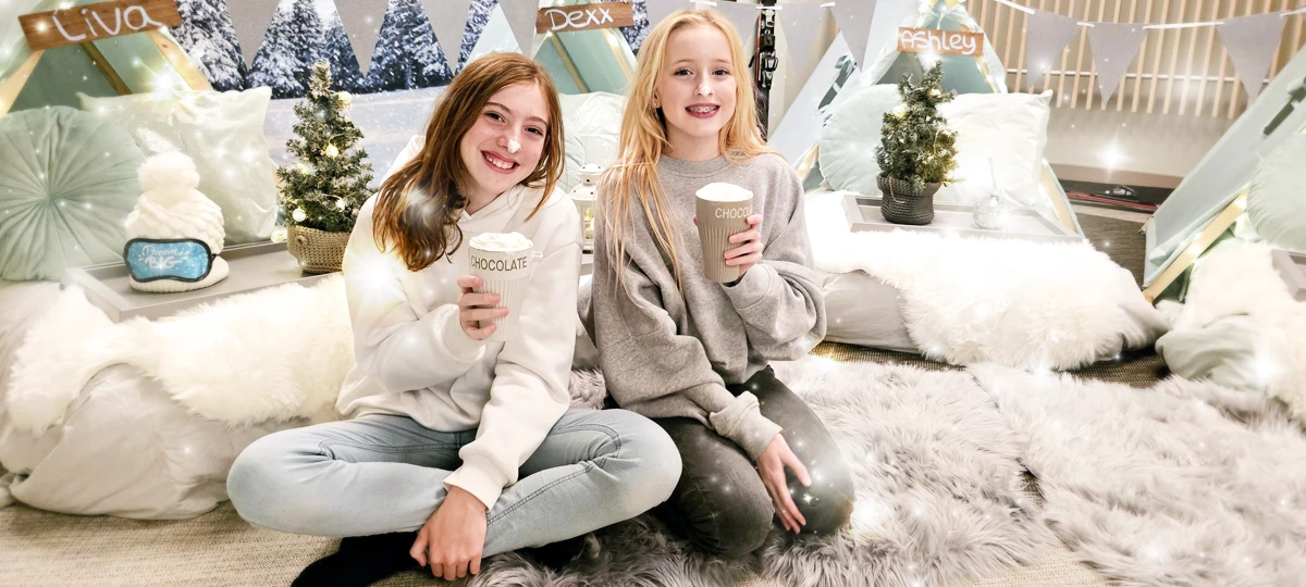 winter wonderland slaapfeestje